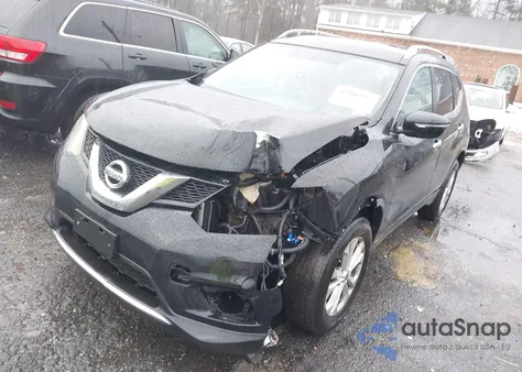2014 Nissan Rogue Sv z USA, uszkodzony, nr VIN 5N1AT2MV0EC751095